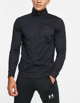 Under Armour | Under Armour pique track jacket in black商品图片,