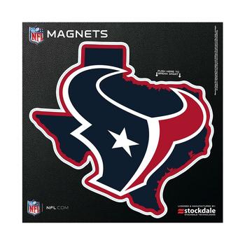 商品Multi Houston Texans 6" x 6" State Shape Car Magnet图片