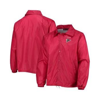 Dunbrooke | Men's Red Atlanta Falcons Coaches Classic Raglan Full-Snap Windbreaker Jacket,商家Macy's,价格¥369