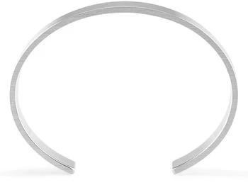 Le Gramme | Brushed Sterling silver ribbon bracelet 33g,商家24S Paris,价格¥5152