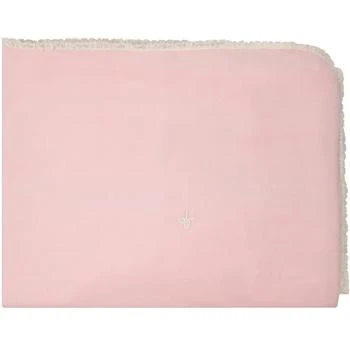 LA STUPENDERIA | Pink Blanket For Baby Girl With Bow 9.1折