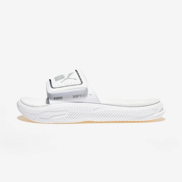 推荐【Brilliant|包邮包税】彪马 Softride Pro Slide V  凉鞋 沙滩鞋 拖鞋  PKI39427004 PUMA White-Cool Light Gray商品