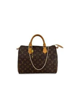 [二手商品] Louis Vuitton | X Louis Vuitton Monogram Speedy 30 Hand Shoulder Crossbody Bag Added Chain Insert M41108 Preowned 独家减免邮费