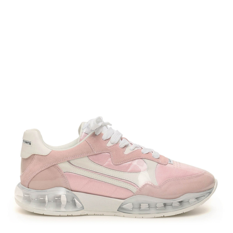 亚历山大王鞋帆布鞋, Alexander Wang | ALEXANDER WANG 女士粉色皮革运动鞋 30C120B063-650商品图片 独家减免邮费