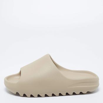 YEEZY, YEEZY | Yeezy x adidas Beige Rubber Flat Slides Size 42商品图片 7.8折