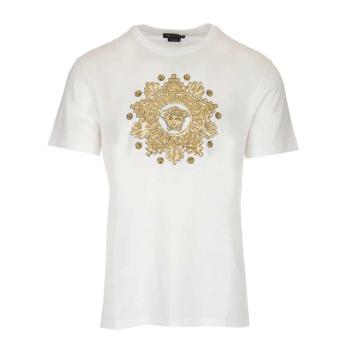夏装范思哲短袖, Versace | VERSACE 范思哲 男士白色棉T恤 A85171-A228806-A2088商品图片 满$100享9.5折, 满折