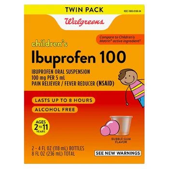 Walgreens | Children's Ibuprofen 100 Oral Suspension Bubble Gum,商家Walgreens,价格¥81