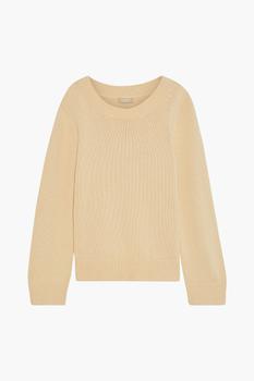 Michael Kors | Cotton and cashmere-blend sweater商品图片,1.9折