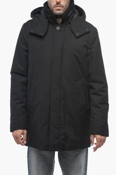 Woolrich | Woolrich Solid Color BARROW Padded Jacket with Hidden Closure,商家stork,价格¥2816