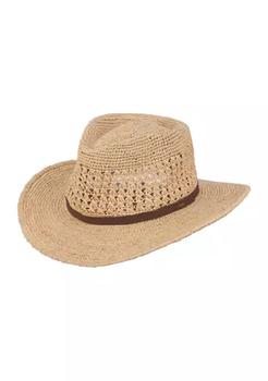 SCALA, SCALA | Fine Crocheted Raffia Outback Hat商品图片 
