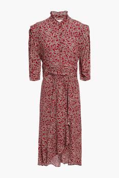 推荐Chelsea wrap-effect floral-print crepe dress商品