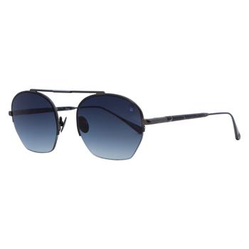 商品John Varvatos | John Varvatos Semi-Rimless Round Sunglasses V534 Gunmetal Gunmetal 50mm 534,商家Premium Outlets,价格¥1296图片