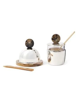 Brunello Cucinelli | 2 Piece Sauce and Butter Serving Set,商家Saks Fifth Avenue,价格¥10325