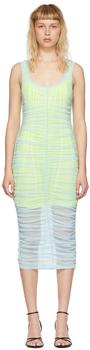 亚历山大王 连衣裙, Alexander Wang | Blue Mesh Midi Dress商品图片 