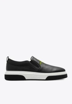 推荐Cassina Slip-On Leather Sneakers商品