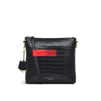 Radley | Women's Pockets 2.0 Faux Croc Small Zip Top Crossbody 