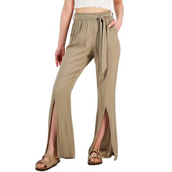紧身裤男, Rewash | Juniors' Split-Hem Belted Pants商品图片 3.9折