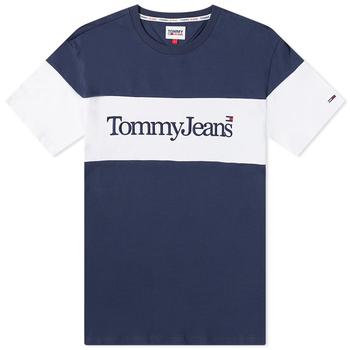 推荐Tommy Jeans Classic Serif Linear Block Tee商品