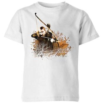 推荐The Lord Of The Rings Legolas Kids' T-Shirt - White商品