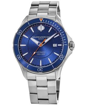 推荐Baume & Mercier Clifton Club Automatic Blue Dial Stainless Steel Men's Watch 10378商品