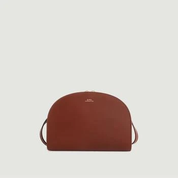 推荐Half Moon Clutch in smooth vegetable leather Hazelnut APC PARIS商品