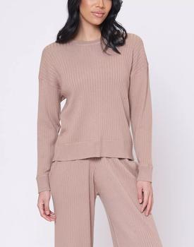 Madewell | LEIMERE ROSEWOOD RIBBED CREW商品图片,