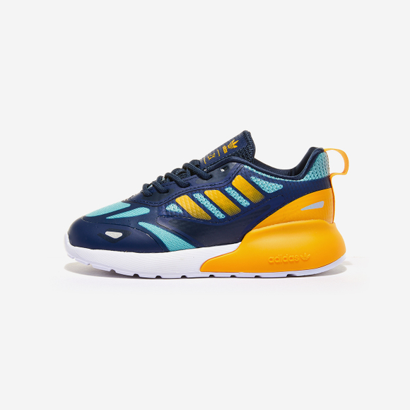 阿迪达斯童鞋, Adidas | 【Brilliant|包邮包税】阿迪达斯 ZX 2K 2.0 C 儿童  运动鞋 SNEAKERS  GZ3128 SESOGO/CBLACK/MINTON商品图片 4折×额外9折, 包邮包税, 额外九折