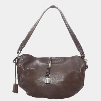 celine腋下包价格, [二手商品] Celine | Celine Brown Bittersweet Leather Shoulder Bag商品图片 8.2折