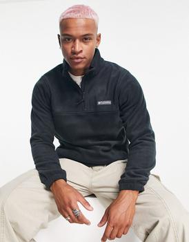 Columbia | Columbia Steens Mountain 1/2 zip fleece in black商品图片,