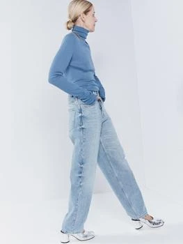 Raey | 锥形有机棉高腰锥形牛仔裤 Taper organic-cotton high-waisted tapered jeans,商家MATCHES,价格¥352