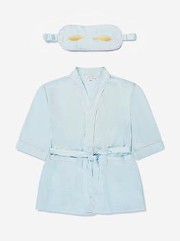 商品Angels Face | Girls Satin Dressing Gown And Eye Mask,商家Childsplay Clothing,价格¥240图片