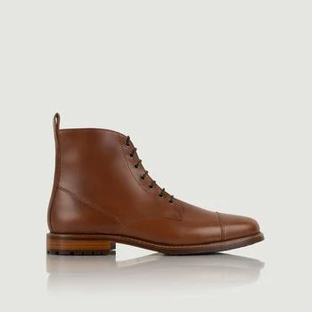 推荐Bushwick leather boots Cognac BOBBIES PARIS商品