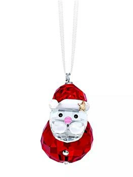 Swarovski | Rocking Santa Claus Swarovski Crystal Ornament,商家Saks Fifth Avenue,价格¥634