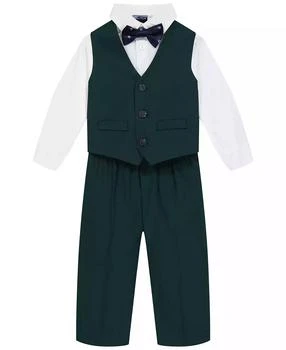 Nautica | Baby Boys Sharkskin Vest, 4-Piece Set,商家Macy's,价格¥175