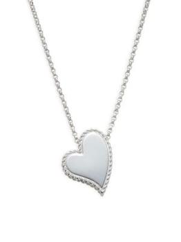 商品Roberto Coin | 18K White Gold Heart Pendant Necklace,商家Saks OFF 5TH,价格¥4758图片