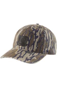 卡哈特帽子, Carhartt | (105522) Canvas Camo Cap - Mossy Oak Bottomland Camo商品图片 