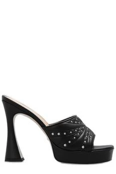 Gucci | Gucci Studs-Embellished Heeled Sandals 5.7折起