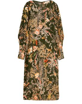 MOMONI | Albi Dress In Printed Silk Twill商品图片,额外9.5折, 额外九五折