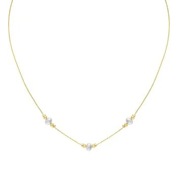 Olivia Le | Olivia Le - Women's Journey Pearl Trinity Necklace,商家ELITE FINDS,价格¥454