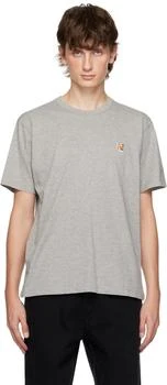 Maison Kitsune | Gray Fox Head T-Shirt,商家Ssense US,价格¥542