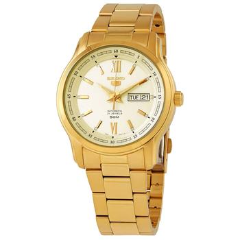 精工鸡尾酒, Seiko | Seiko 5 Automatic Champagne Dial Mens Watch SNKP20K1S商品图片 5.3折
