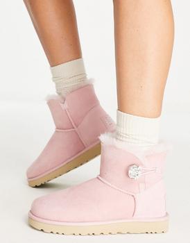 ugg mini, UGG | UGG Mini Baileybutton boots in pink商品图片 