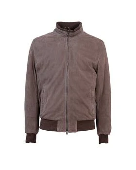 BARBA NAPOLI | Beard leather jacket,商家Italist,价格¥6535