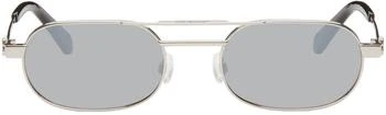Off-White | Silver Vaiden Sunglasses 