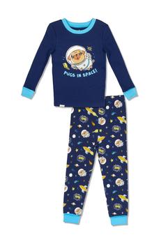 商品SGI APPAREL | Free 2 Dream Space Print Pajama 2-Piece Set,商家Nordstrom Rack,价格¥170图片