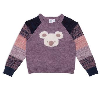 商品Long Sleeve Knitted Koala Sweater图片