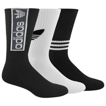 adidas originals推荐, Adidas | adidas Originals Logo Graphic 3 Pack Crew Socks - Men's商品图片 3.3折