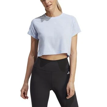 推荐adidas Training Essentials 3-Stripes Crop T-Shirt - Women's商品