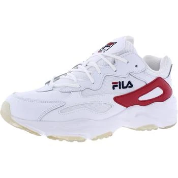 推荐Fila Mens Ray Tracer Leather Lace Up Casual and Fashion Sneakers商品