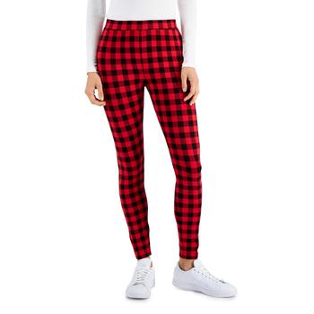 Style & Co | Women's Plaid Mid-Rise Leggings, Created for Macy's商品图片,独家减免邮费